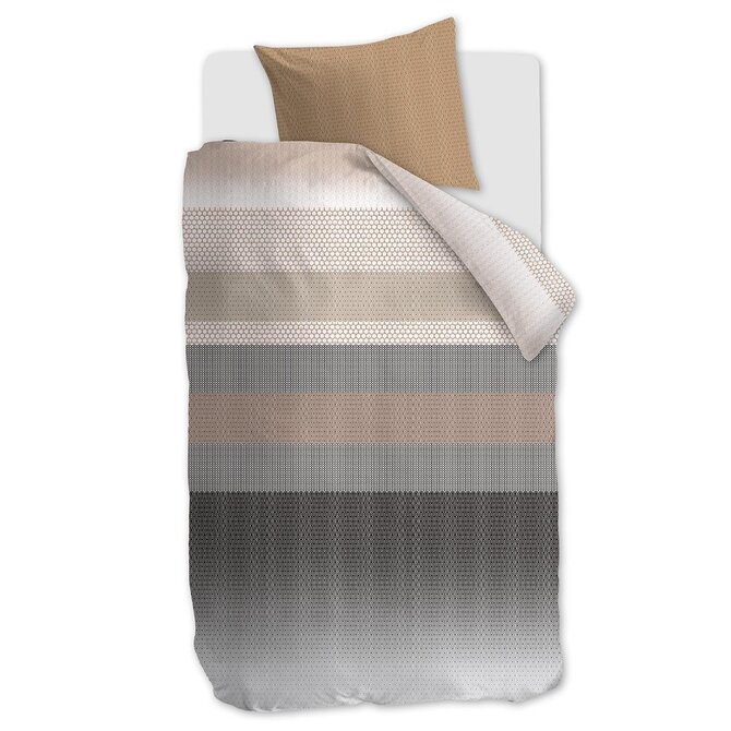 Beddinghouse Dekbedovertrek Theo Sand 140x200/220 cm Beddinghouse Dekbedovertrek Theo Sand 140x200/220 cm