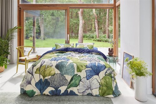 Beddinghouse Beddinghouse Dekbedovertrek Sue Blue Green 260x200/220 cm afbeelding