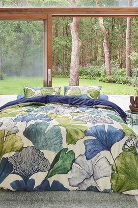 Beddinghouse Sue dekbedovertrek 200x200/220 Blue Green