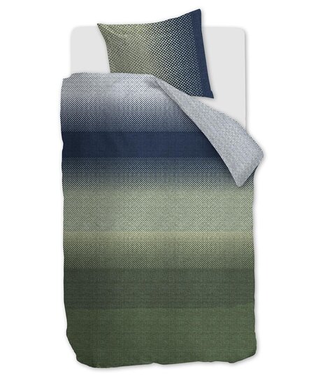 Beddinghouse Dekbedovertrek Duco Blue Green 240x200/220 cm