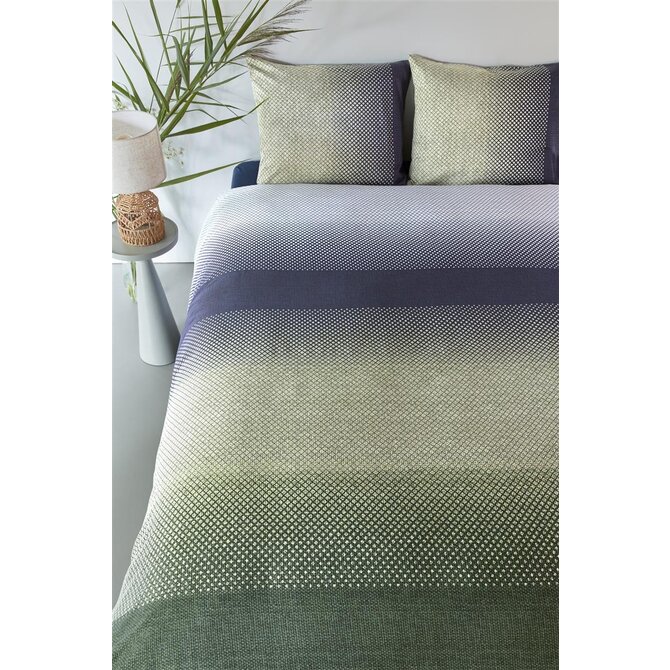 Beddinghouse Dekbedovertrek Duco Blue Green 200x200/220 cm