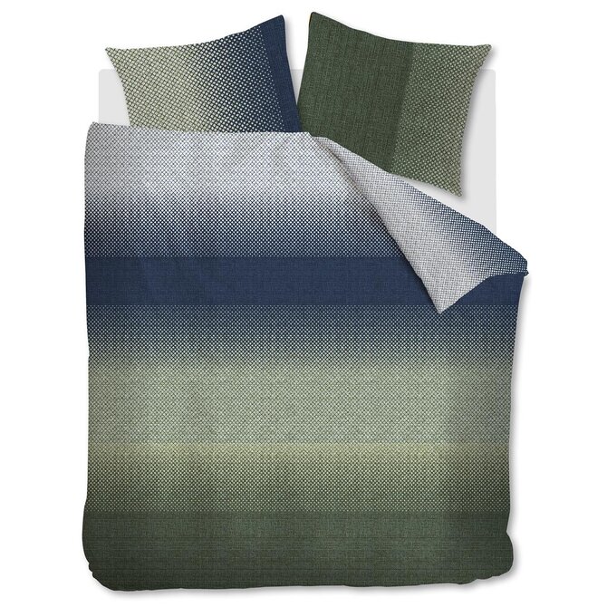 Beddinghouse Dekbedovertrek Duco Blue Green 200x200/220 cm