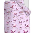Beddinghouse Beddinghouse x Hanneke de Jager Dekbedovertrek Unicorn Paradise Pink 100x135 cm
