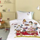 Beddinghouse Beddinghouse x Fiep Amsterdam Dekbedovertrek Feestwagen Multi 140x200 cm