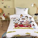 Beddinghouse Beddinghouse x Fiep Amsterdam Dekbedovertrek Feestwagen Multi 140x200 cm