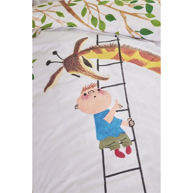 Beddinghouse x Fiep Amsterdam Dekbedovertrek Giraf Multi 140x200 cm