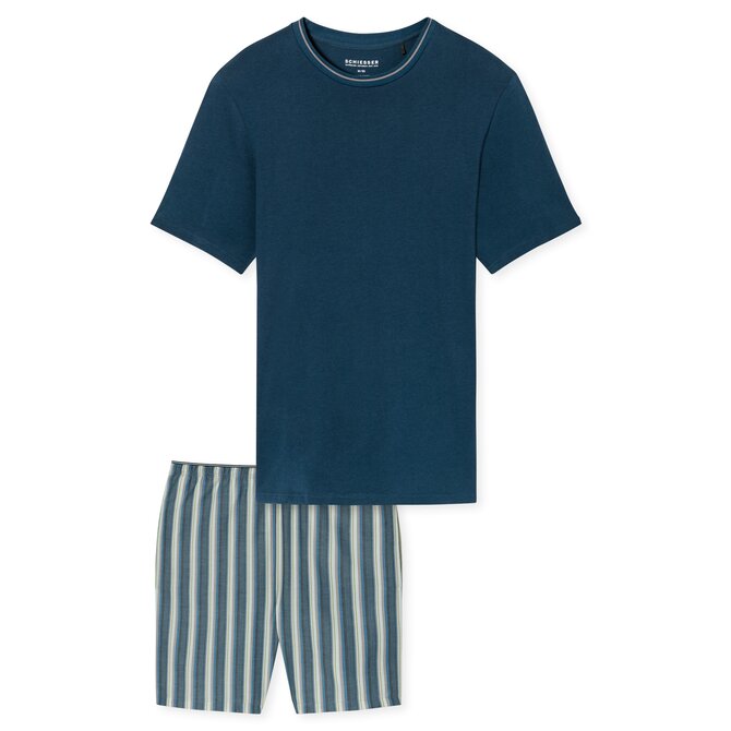 Schiesser Pyjama Short admiral 181182 54/XL Schiesser Pyjama Short admiral 181182 54/XL