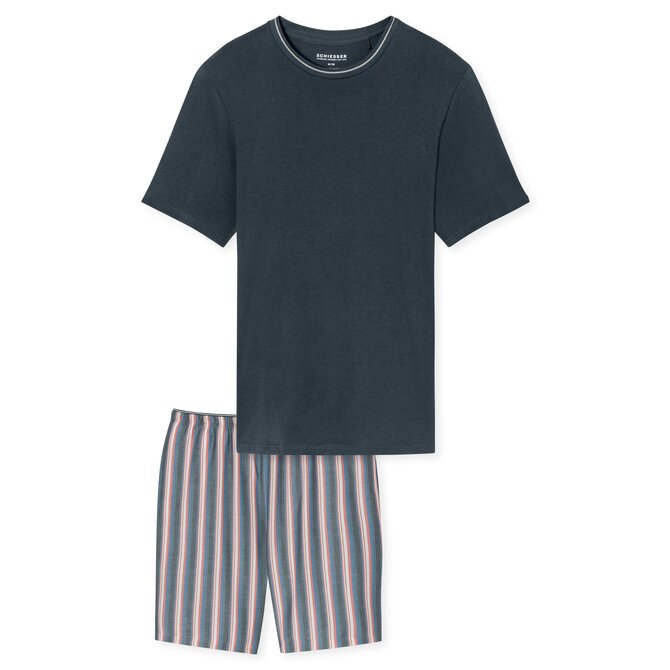 Schiesser Pyjama Short charcoal 181182 52/L