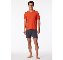 Schiesser Pyjama Short charcoal 181180 54/XL