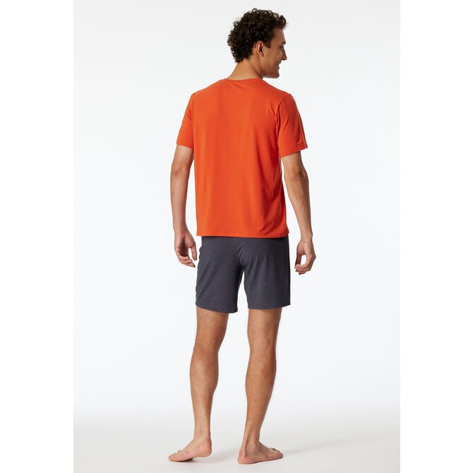 Schiesser Pyjama Short charcoal 181180 52/L