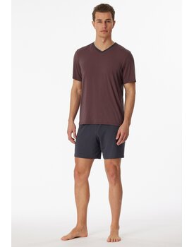 Schiesser Pyjama Short charcoal 181178 50/M