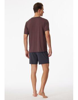 Schiesser Pyjama Short charcoal 181178 50/M