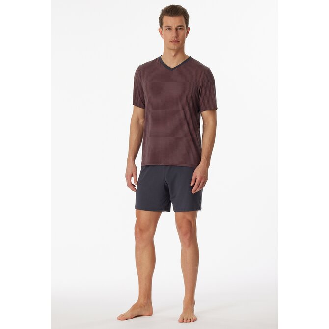 Schiesser Pyjama Short charcoal 181178 48/S