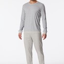 Schiesser Schiesser Pyjama Long grey melange 181172 48/S