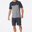Schiesser Schiesser Pyjama Short charcoal 181167 56/XXL