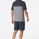 Schiesser Schiesser Pyjama Short charcoal 181167 56/XXL