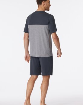 Schiesser Pyjama Short charcoal 181167 50/M