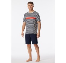 Schiesser Pyjama Short grapefruit 181165 54/XL