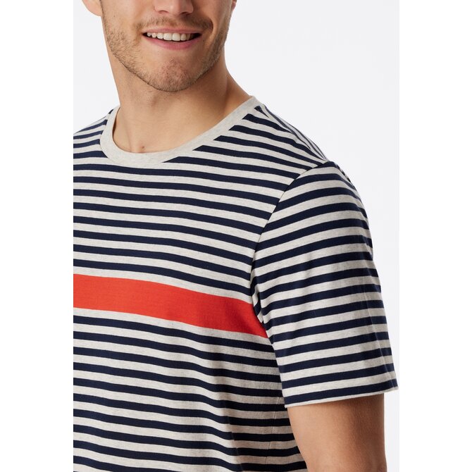 Schiesser Pyjama Short grapefruit 181165 54/XL Schiesser Pyjama Short grapefruit 181165 54/XL