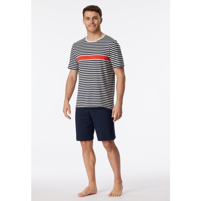 Schiesser Pyjama Short grapefruit 181165 52/L