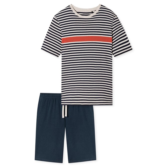 Schiesser Pyjama Short grapefruit 181165 52/L Schiesser Pyjama Short grapefruit 181165 52/L