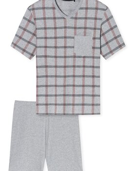 Schiesser Pyjama Short grey melange 181161 48/S