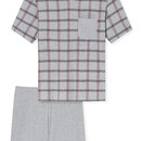 Schiesser Schiesser Pyjama Short grey melange 181161 50/M
