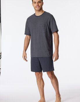 Schiesser Pyjama Short charcoal 181155 52/L