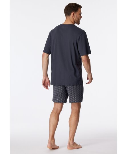 Schiesser Pyjama Short charcoal 181153 48/S