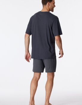 Schiesser Pyjama Short charcoal 181153 54/XL