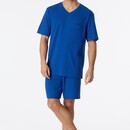 Schiesser Schiesser Pyjama Short indigo blue 181153 54/XL