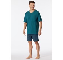 Schiesser Pyjama Short jeans 181153 48/S