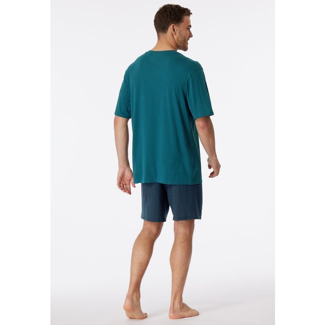 Schiesser Pyjama Short jeans 181153 48/S Schiesser Pyjama Short jeans 181153 48/S