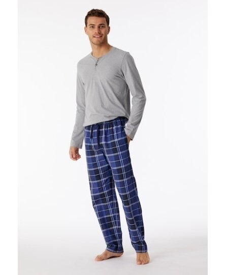 Schiesser Long Pants nightblue 180292 48/S