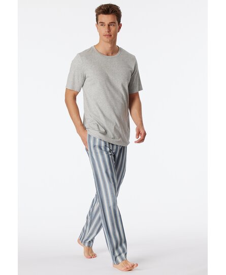 Schiesser Long Pants bluegrey 180292 48/S