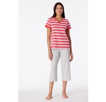Schiesser Pyjama Long red 181254 42/XL