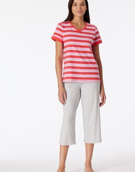 Schiesser Pyjama Long red 181254 38/M