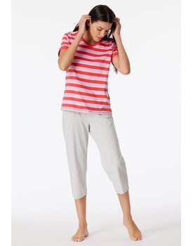 Schiesser Pyjama Long red 181254 38/M