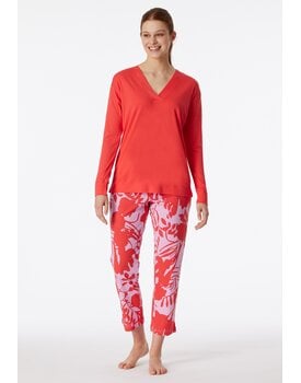 Schiesser Pyjama Long red 181246 36/S