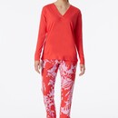 Schiesser Schiesser Pyjama Long red 181246 40/L