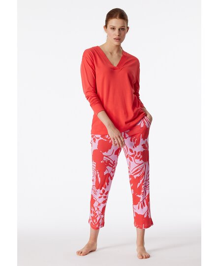 Schiesser Pyjama Long red 181246 40/L