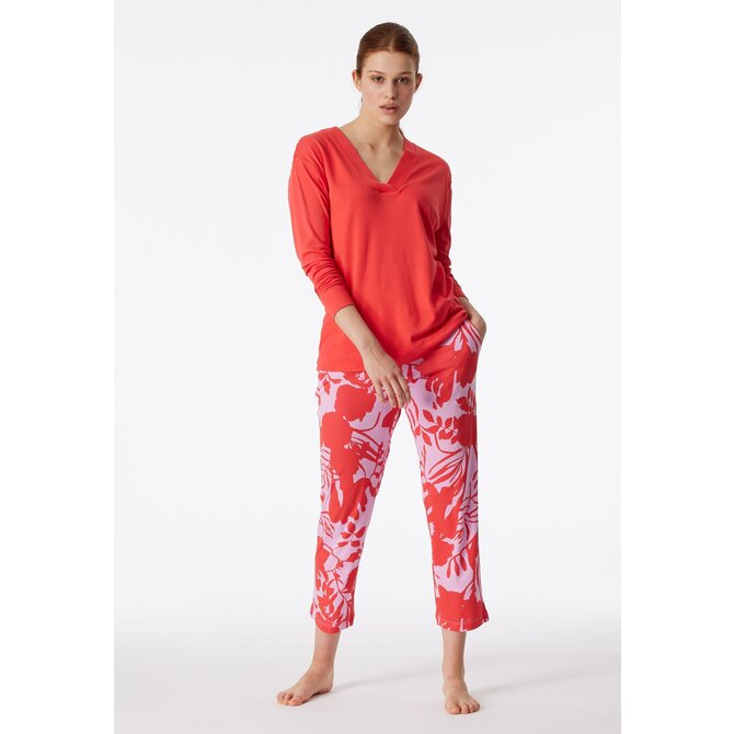 Schiesser Pyjama Long red 181246 40/L Schiesser Pyjama Long red 181246 40/L