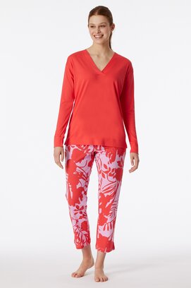Schiesser Pyjama Long red 181246 44/XXL
