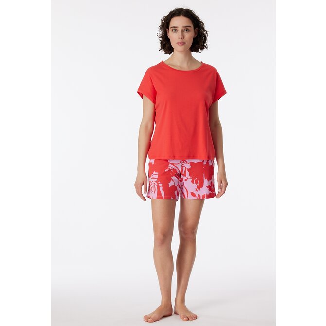 Schiesser Pyjama Short red 181245 40/L