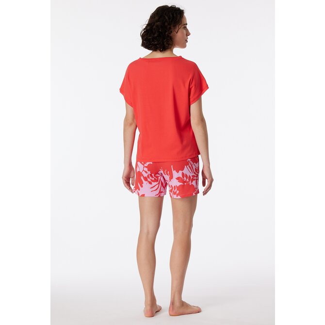 Schiesser Pyjama Short red 181245 40/L Schiesser Pyjama Short red 181245 40/L