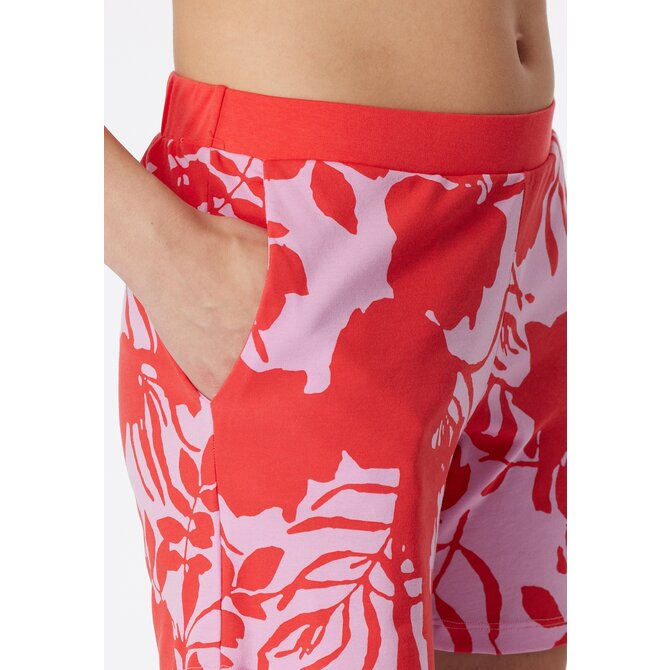 Schiesser Pyjama Short red 181245 42/XL Schiesser Pyjama Short red 181245 42/XL