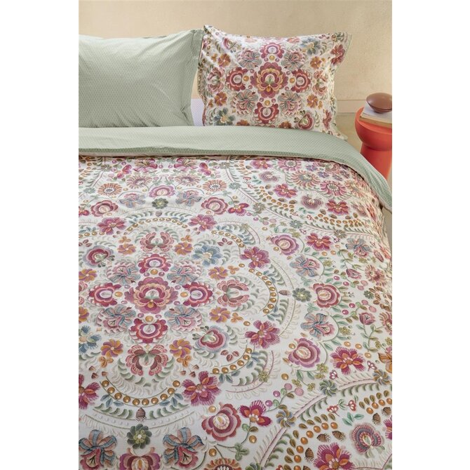 Pip Studio Dekbedovertrek Il Ricamo Off-white 140x200/220 cm