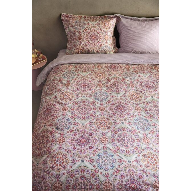 Pip Studio Dekbedovertrek El Bordado Pink 240x200/220 cm