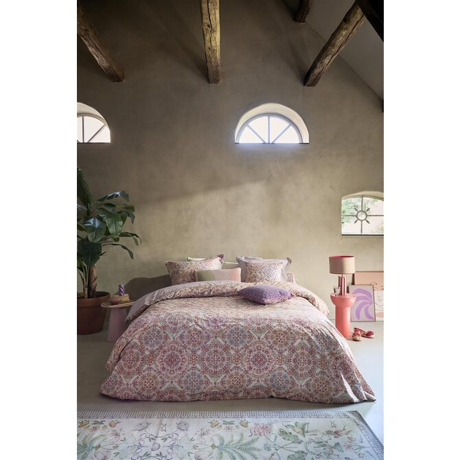 Pip Studio Dekbedovertrek El Bordado Pink 260x200/220 cm