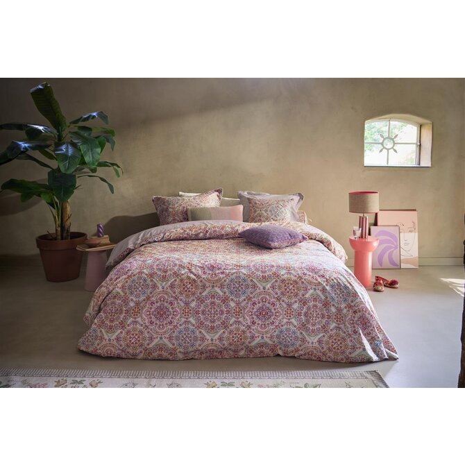 Pip Studio Dekbedovertrek El Bordado Pink 200x200/220 cm Pip Studio Dekbedovertrek El Bordado Pink 200x200/220 cm
